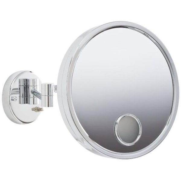Super Smooth 3X Euro Lighted Wall Mount Mirror in Chrome SU145838